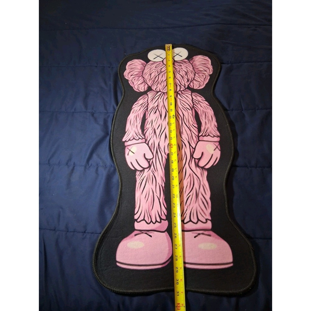 Pink KAWS Area Rug - Picture 3 of 4